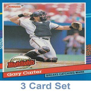 Gary Carter Baseball Card Collection